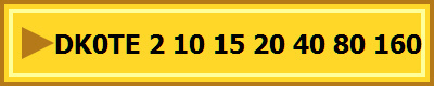DK0TE 2 10 15 20 40 80 160